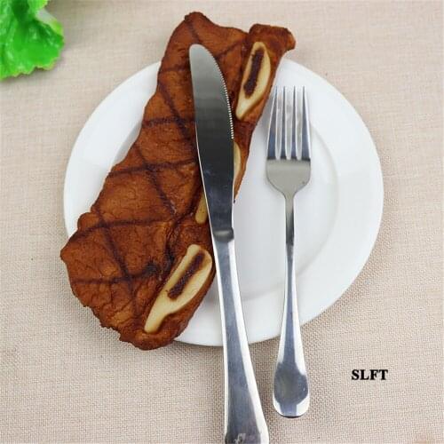 Fake food burgers shrimp crab corn french fries abalone sausage broccoli onion tomato slices mushroom beefsteak steak props