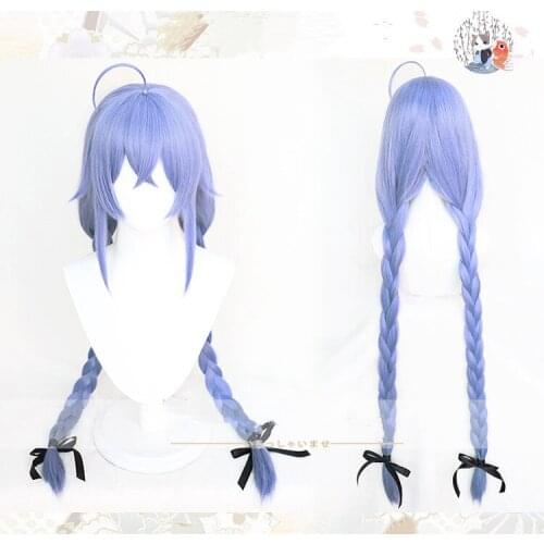 Jobless Reincarnation Roxy Migurdia Greyrat Cosplay Wig Mushoku Tensei Long Braided Heat Resistant Synthetic Hair Wig + Wig Cap