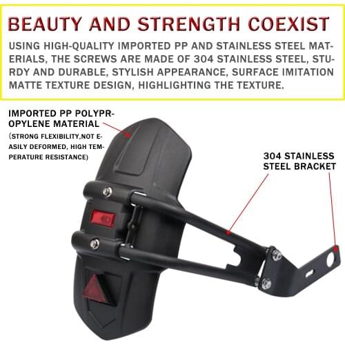 For Triumph Tiger 800 XR XCX 1050 TT 600 Daytona 675 900GT LOW Motorcycle Rear Wheel Cover Fender Splash Guard Mudguard Mudflaps