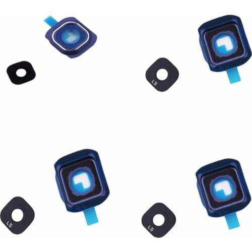 50PCS/LOT New Original Rear Back Camera Glass Lens Cover Frame Holder for Samsung Galaxy S6 G920 S6 Edge G925 White Blue Gold
