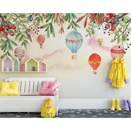 Beibehang Custom photo wallpaper 3D Nordic minimalist Mediterranean flower pastoral bedroom TV background wall mural wallpaper