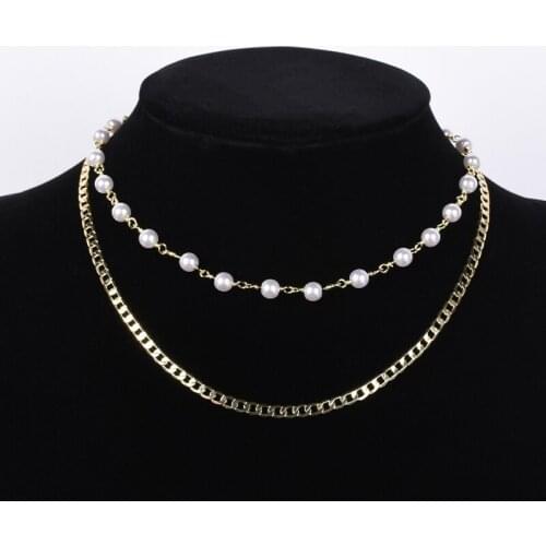 Gold-plated necklaces for women fashion jewelry pearl necklace for women dainty necklaces for women necklace