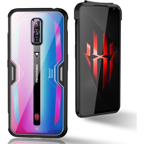 Transparent Acrylic PC Cover TPU Bumper Fundas For ZTE Nubia Redmagic6 Redmagic Red Magic 6 Pro 6pro Case Shockproof Shell Coque