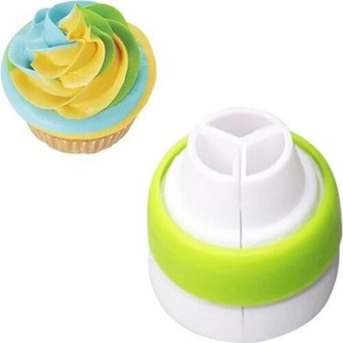 Russian Icing Pipe Nozzle Tips Cream Pastry Bag Three-color Converter Cake Decoration Tool Set Pastry Tools Baking Accessories