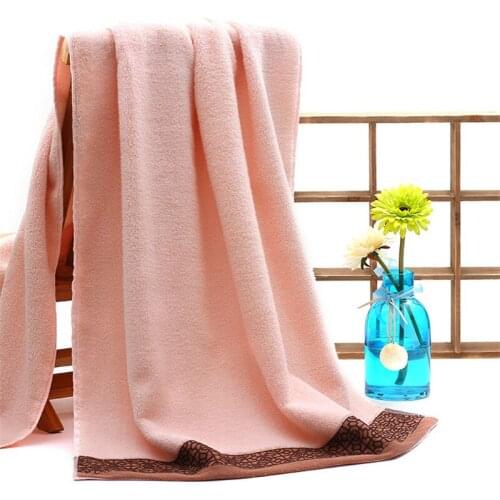 High Quality Embroidered Terry Cotton Bath Towels for Women Men Soft Water Absorbent Home Bathing Towels Bathroom Handdoeken