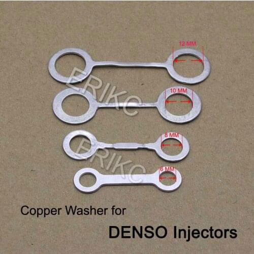 Auto Injector Spare Parts Copper Washer Rings 6mm 8mm 10mm 12mm, 5 Pieces/ Bag for DENSO Fuel Injector