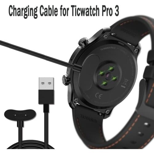 Charging Cable for Ticwatch Pro 3 Portable USB Fast Charger for Ticwatch Pro3 Smart watch Accessories