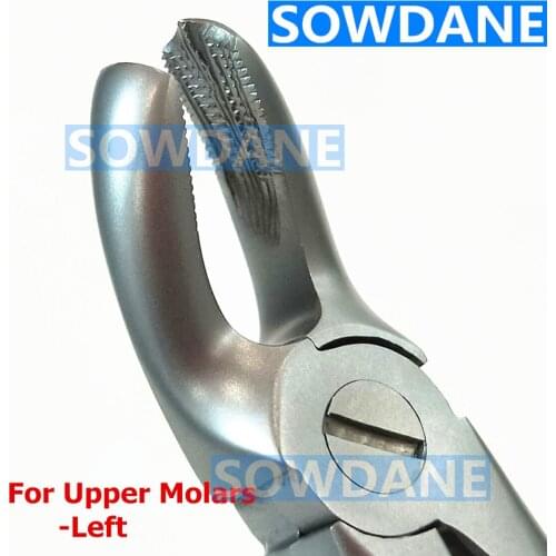 1 piece Dental Adult Tooth Extraction Plier For Upper Left Molar Stainless Steel Dental Surgery Forcep Instrument Tool