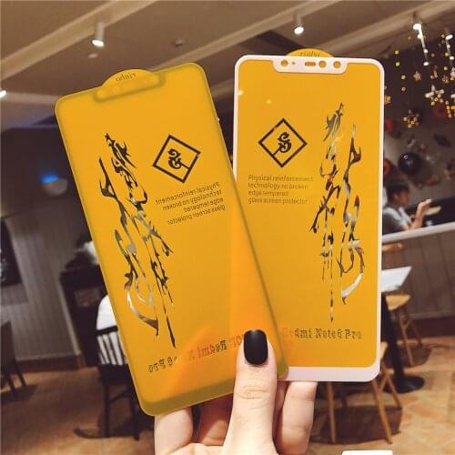 10pcs 6D Full Glue Tempered Glass for Xiaomi Redmi K20 Note 8 7 Pro Screen Protector Film for Xiaomi Mi 9T Pro 9 SE 8 Lite