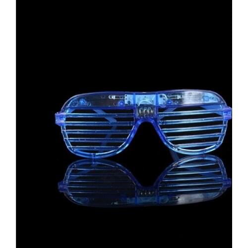 100pcs/lot Glow party glasses fashion light up shutters glasses flash LED glasses glowing classic toys decorative party mask