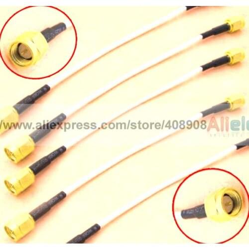 20pc 15cm SMA Male to SMA Male Pigtail Crimp RG316 Cable Jumper Conversion Links