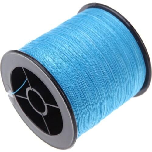 500 M 30 LB 0.26mm fishing line strength PE Braided 4 Strands blue