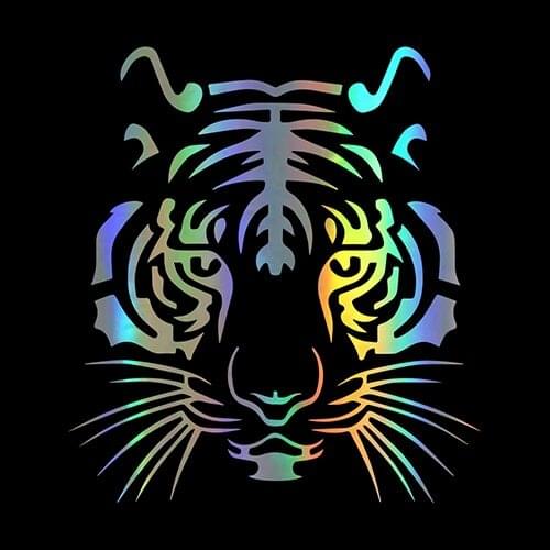 Dawasaru Tiger Ainimal Car Stickers Waterproof Personalized Decals Truck Laptop Motorcycle Auto Decoration PVC,12cm*11cm