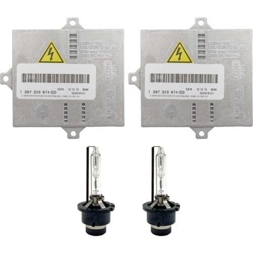 For 02-07-BMW E46 E63 E64 650I 330Ci M3 X3 Xenon Ballast HID Headlight Control Unit Computer Module with D2S Bulb Kit