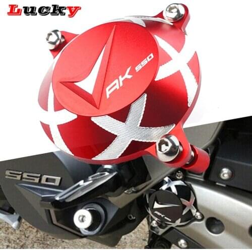 For KYMCO AK550 AK 550 2017 2018 2019 motorcycle accessories high quality CNC shaft front hole frame guard protector cover ca