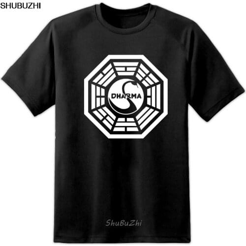 LOST DHARMA INITIATIVE HANSO FOUNDATION SWAN STATION T SHIRT Fringe X FILES Cool Casual t shirt men Unisex New Fashion sbz3432