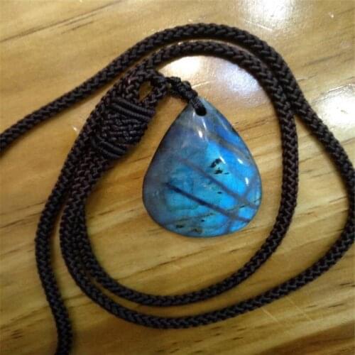 Beautiful natural crystal - pull long stone - crystal pendant - beautiful