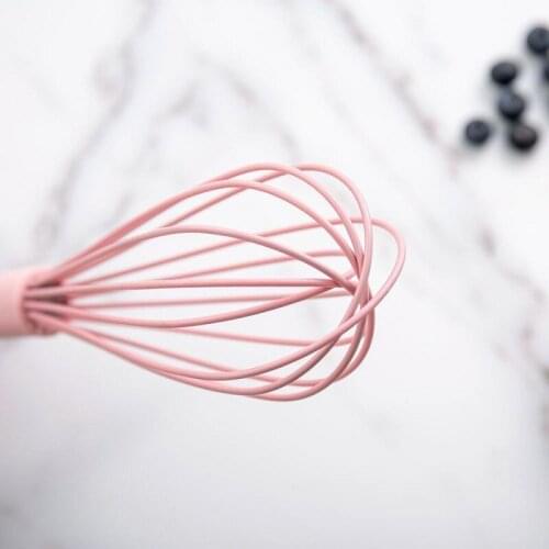 10 Inch Kitchen Silicone Whisk Non-slip and Easy To Clean Whisk Milk Whisk Kitchen Utensils Kitchen Silicone Whisk Tool