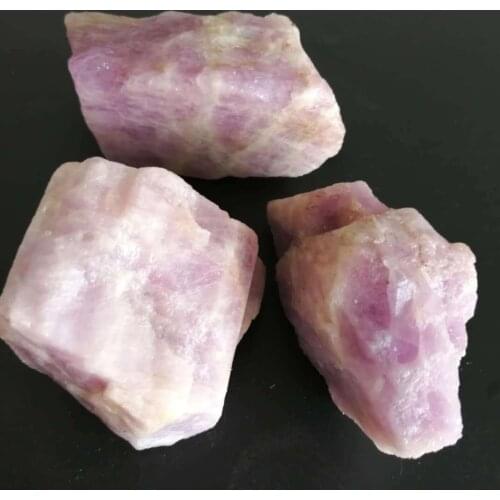 Natural Kunzite Quartz Crystal Spodumene Rough Mineral Stones Healing Decor Natural Stones and Minerals