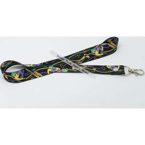 Wholesale Custom logo mask Lanyard Neck Strap Soft and Comfortable Rope Long Slings polyester Straps Lanyards