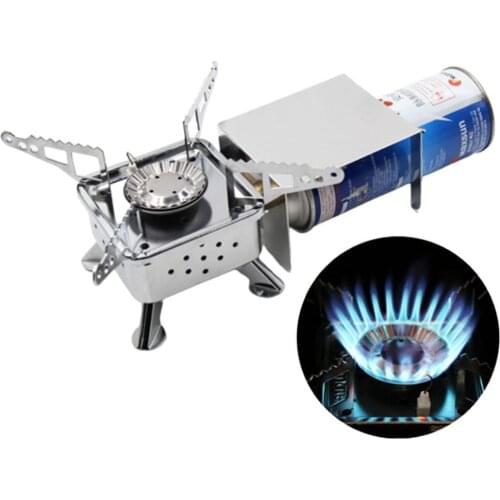 Mini Portable Outdoor Camping Picnic Folding Windproof Cooking Gas Burners Stove Folding Windproof Cooking Gas Burners Stove