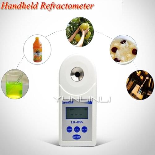 Handheld Digital Sugar Refractometer Measuring Sugar Content Tool For Honey Fruit Concentration Meter Refractometer LH-T20