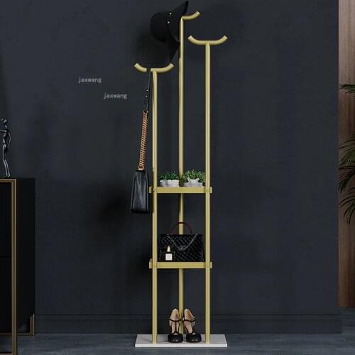 Nordic Bathroom Furniture Coat Rack for Bedroom Homestay Restaurant Floor Clothes Hangers Simple Modern Clothing Store Hat Stand