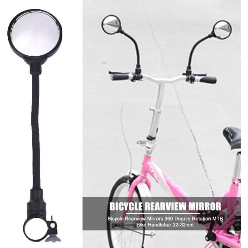 Bike Mirror Bike Rearview Mirror Adjusting Large Screen For Bike Mirror Parts Electric Bicycle Rearview Motorcycle E0D4