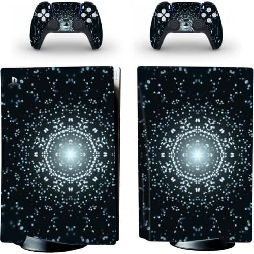 Future Space PS5 Standard Disc Edition Skin Sticker Decal Cover for PlayStation 5 Console & Controller PS5 Skin Sticker Vinyl