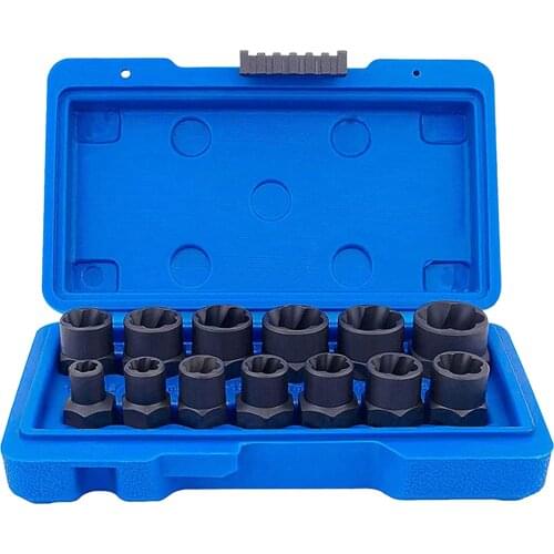 Impact Bolt Remover Socket for Remove Damaged Rusted Rounded-Off Bolts Nuts