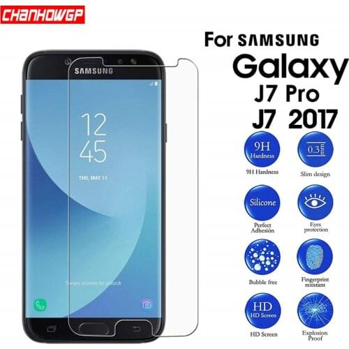 SM-J730F Tempered Glass For Samsung Galaxy J7 2017 J730 Screen Protector Cover For Samsung Galaxy J7 Pro 2017 On Protective Film