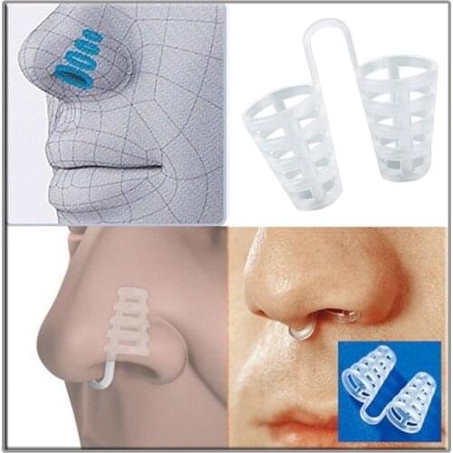 Anti Snoring Anti Snore Nose Clip Silicone Snoring Solution Device Snore Stopper Sleeping Aid Nasal Dilators Health Care Tools