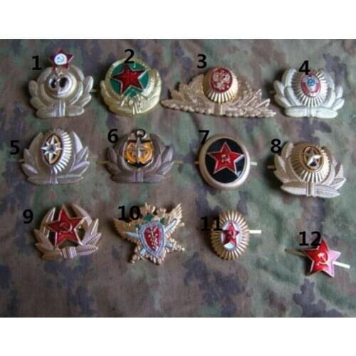 WW2 SOVIET UNION USSR RUSSIAN MILITARY ARMY METAL UNIFORM BADGE PIN Insignia 5605101