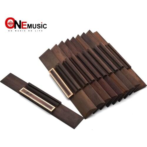 10PCS Classic Guitar Rosewood Bridge Slotted for 6 String Classical Guitar 185mm x 30mm