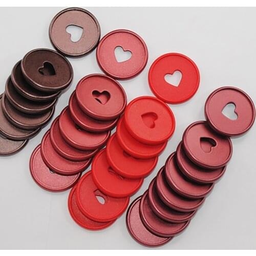 100pcs 35mm Mushroom Planner Binding Discs Binder Rings Discs Binder Notebook Binding Ring 360 Degree Foldable Office Supplies