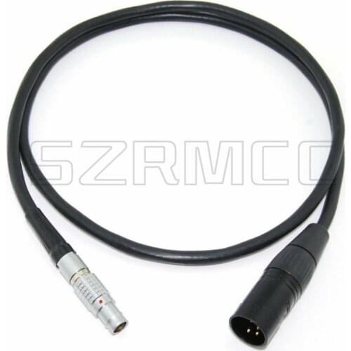 4 Pin XLR Male to 1B 6 Pin Female Power Cable for Red Epic and Scarlet Cameras
