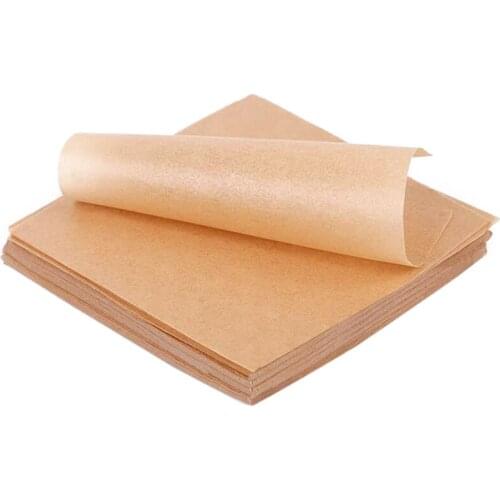 500 Pcs Unbleached Parchment Paper Baking Sheets, 4X4 Inches Non-Stick Precut Baking Parchment, Perfect for Wrapping
