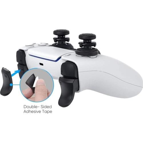 8in1 Thumb Stick Grip Key Caps Joystick Cover L2 R2 Trigger Extender D-pad Button Cap For Playstation 5 PS5 Gamepad Accessories