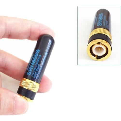 2pcs SRH805S Antenna SMA Female TNC BNC VHF UHF For BAOFENG UV-5R BF-888S For Kenwood Two Way Radio Walkie Talkie Accessories
