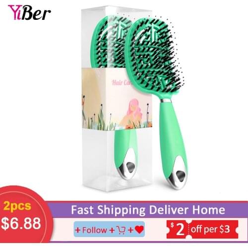 Anti Klit Detangler Detangling Comb for Hair silicone hair scalp massager brush hairdressing products
