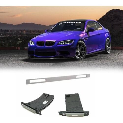 Car Left & Right Cup Holder Set W/ Trim Panel Gray for-BMW E90 E91 E92 E93 2005-2012 51459173471 51459173465 51457138799