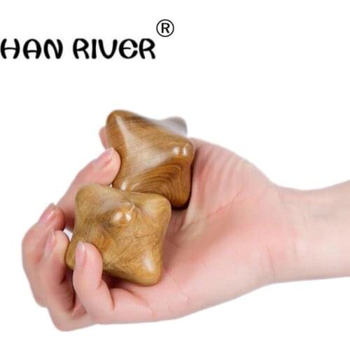 Camphor wood massage ball advance health care ball wood real wood hand hold body fitness massager massager cure old man