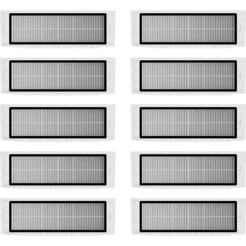 10 pieces Suitable for robot vacuum cleaner robot HEPA filter for xiaomi mi robot filter for robotorock cleaning accessories