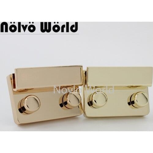 5-20sets 3 colors 45*31mm metal push lock for briefcase luggage reset lock purses and handbags accessories