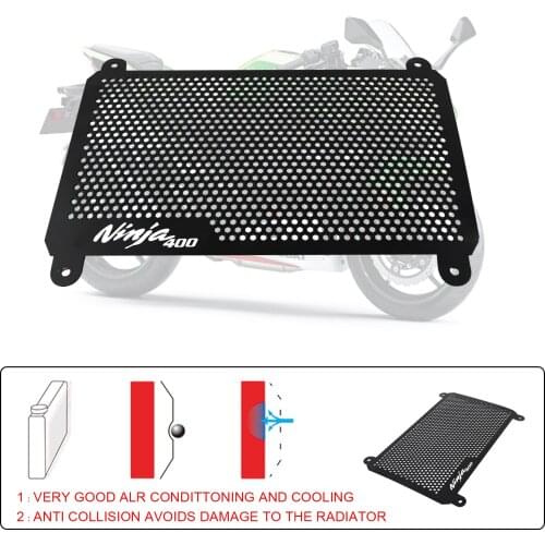 Hot Sell Motorcycle Accessories Radiator Grille Guard Cover Protection For KAWASAKI NINJA 400 z400 ninja400 Z400 2017 2018