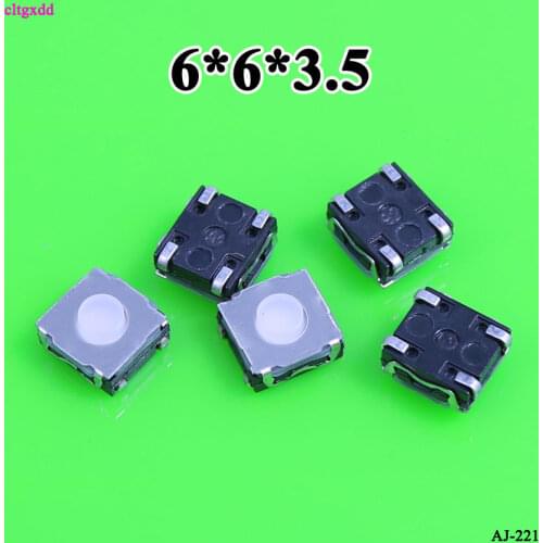 For ALPS 6*6*3.5 Micro SwitchTactile Push Button Switch Car Remote key button Microswitch For VW/BORA/PASSAT/GOLF/SKRAAKE010