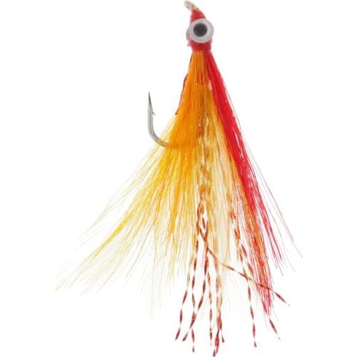 Saltwater Flies Clouser Minnow Fly Fishing Flies Hand-tied for Bass Carp Pike Redfish