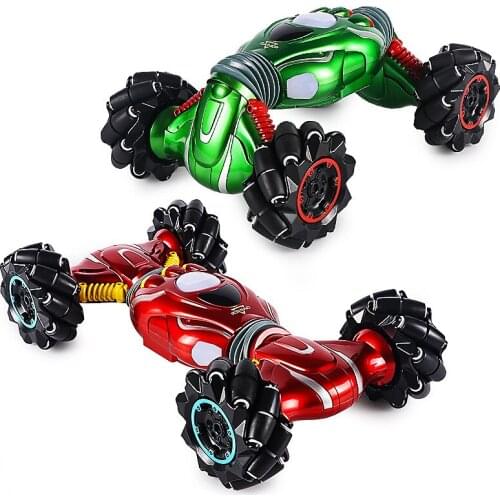 Remote Control Twisted Car 99002 Four-wheel Drive Climbing Stunt RC Car Light Music Electric Double-sided Special Effects Toys