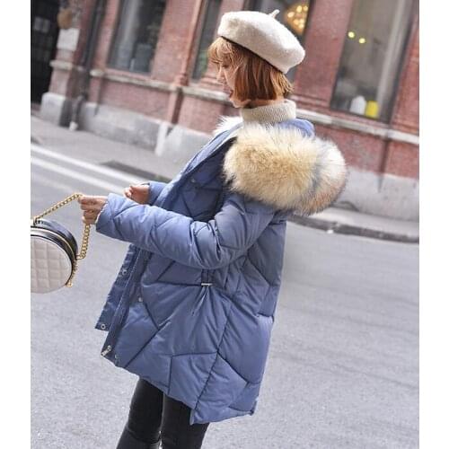 Loose Full Sleeve Fashion Pockets Loose Woman Long Parkas Casual Winter Padded Jacket Thick Hooded Women Tops Coats