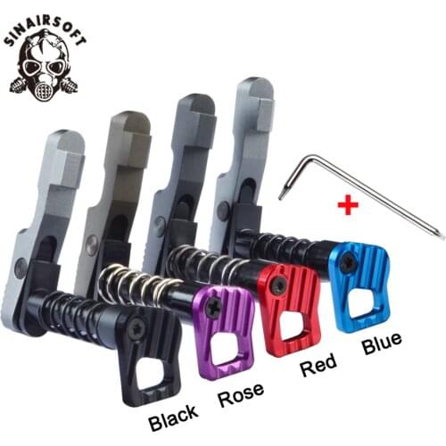 Tactics CNC Machine Double Side (left & Right Hand) Magazine Release Catch M4/M16 Series For AEG Paintball Hunting Accessories